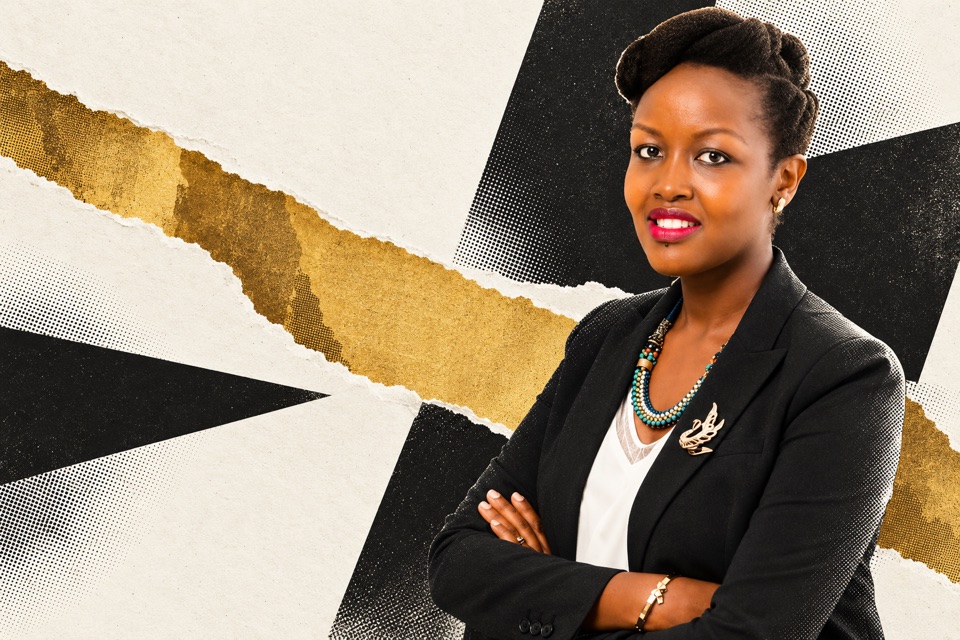 Portrait réinterprété · Paula Ingabire / services numériques